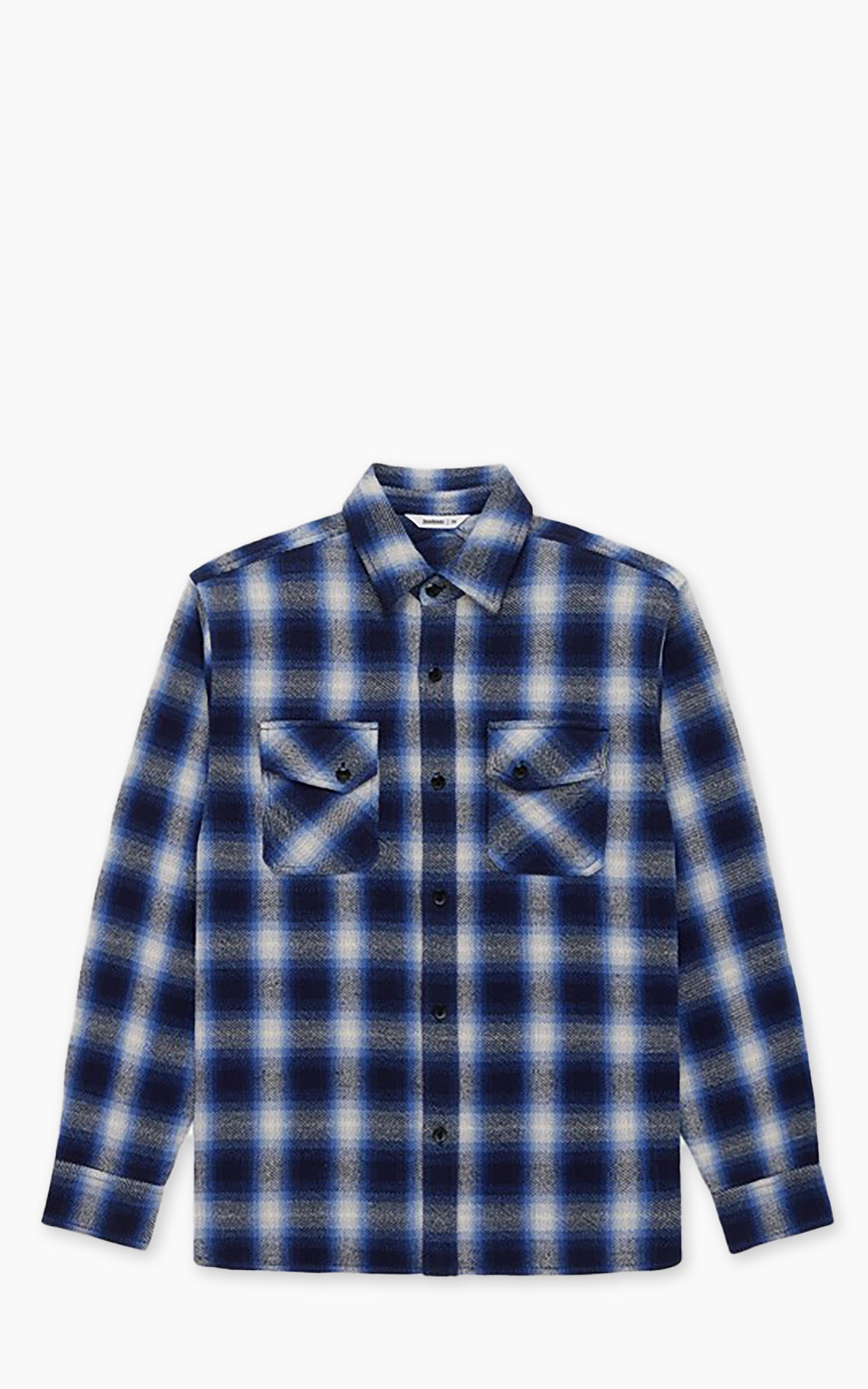 3sixteen Crosscut Flannel Plaid Royal Blue