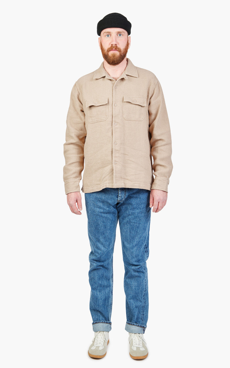 3sixteen Camp Shirt HBT Handloom Natural