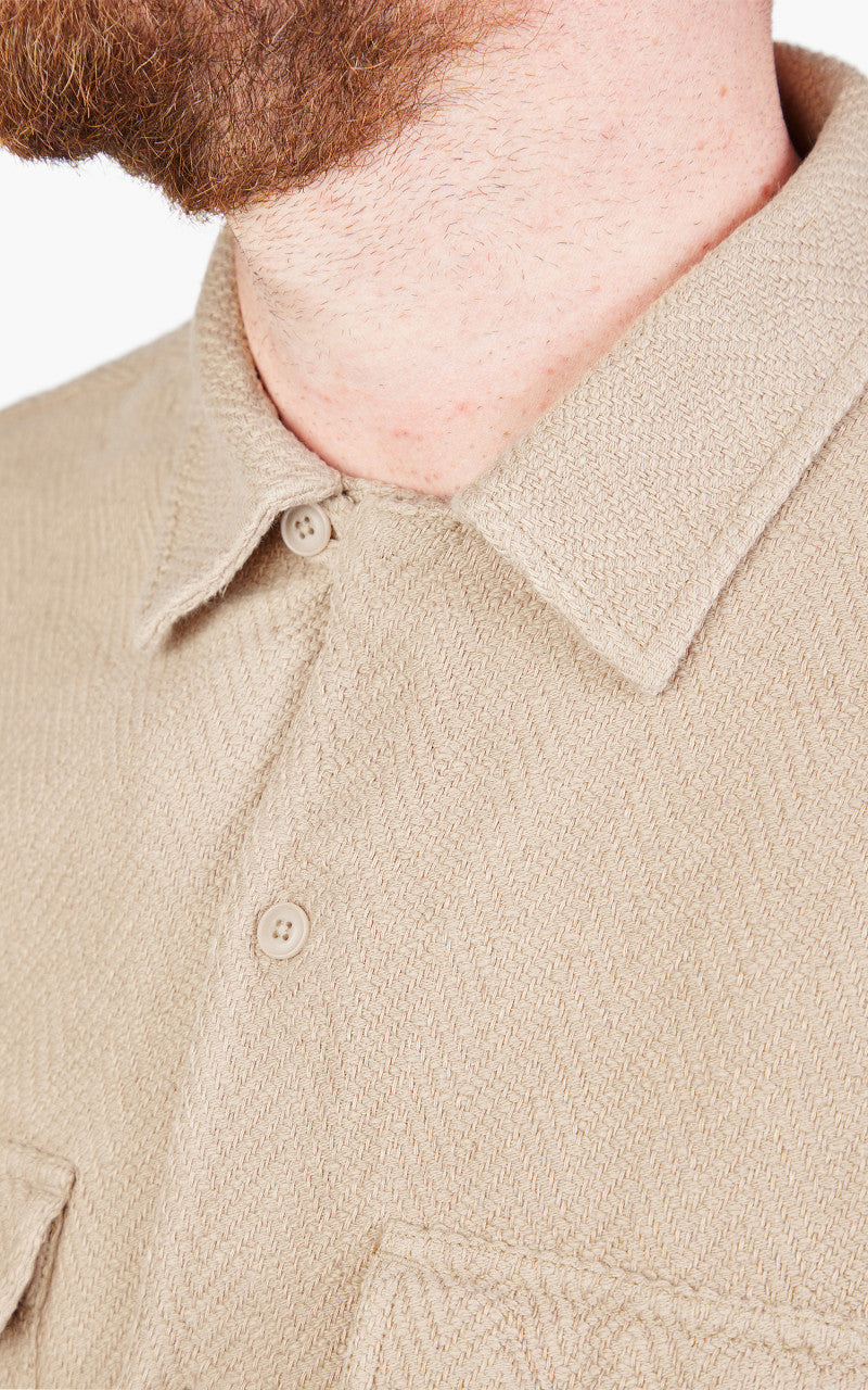 3sixteen Camp Shirt HBT Handloom Natural