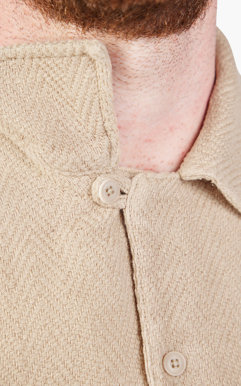 3sixteen Camp Shirt HBT Handloom Natural
