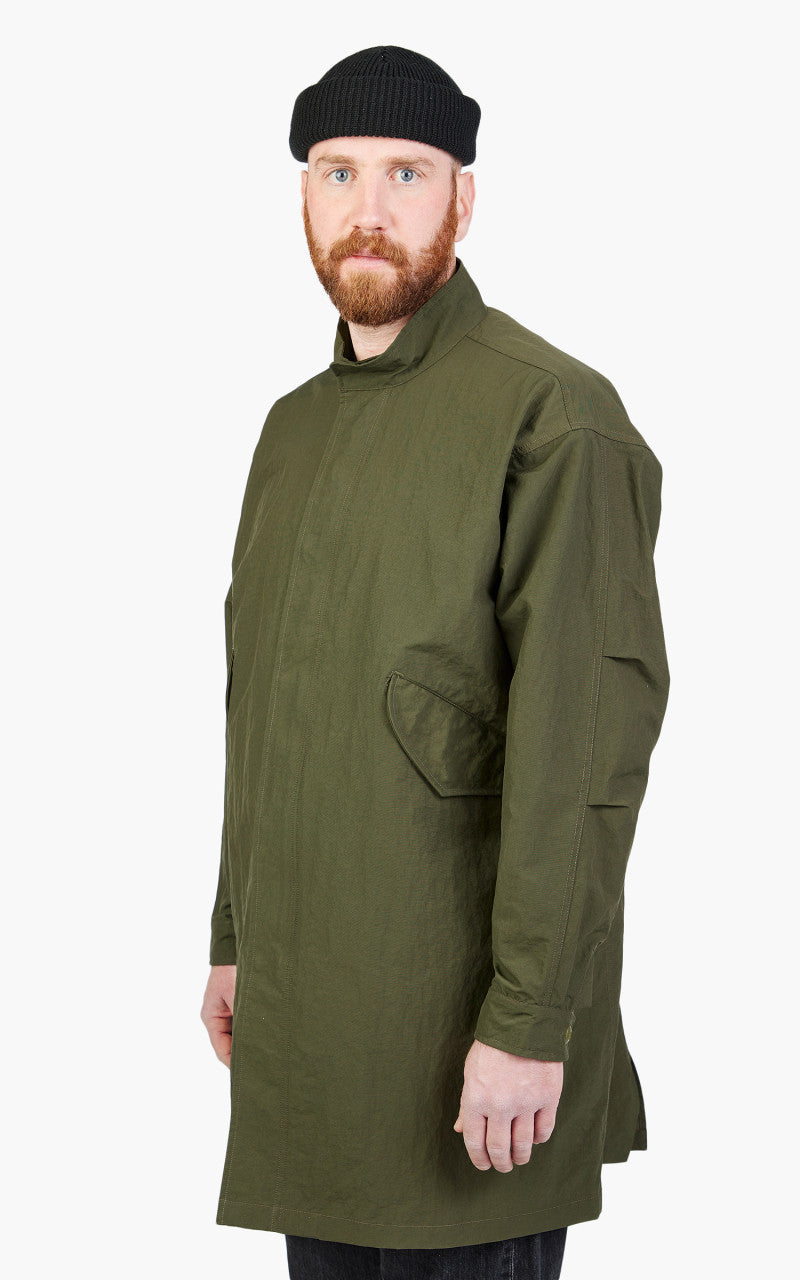 3sixteen Fishtail Parka Moss Nylon