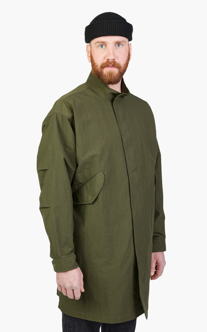 3sixteen Fishtail Parka Moss Nylon
