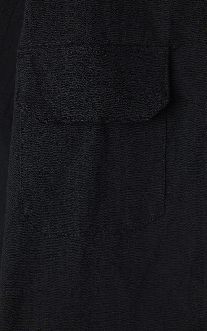 3sixteen Officer Shirt HBT Washed Black