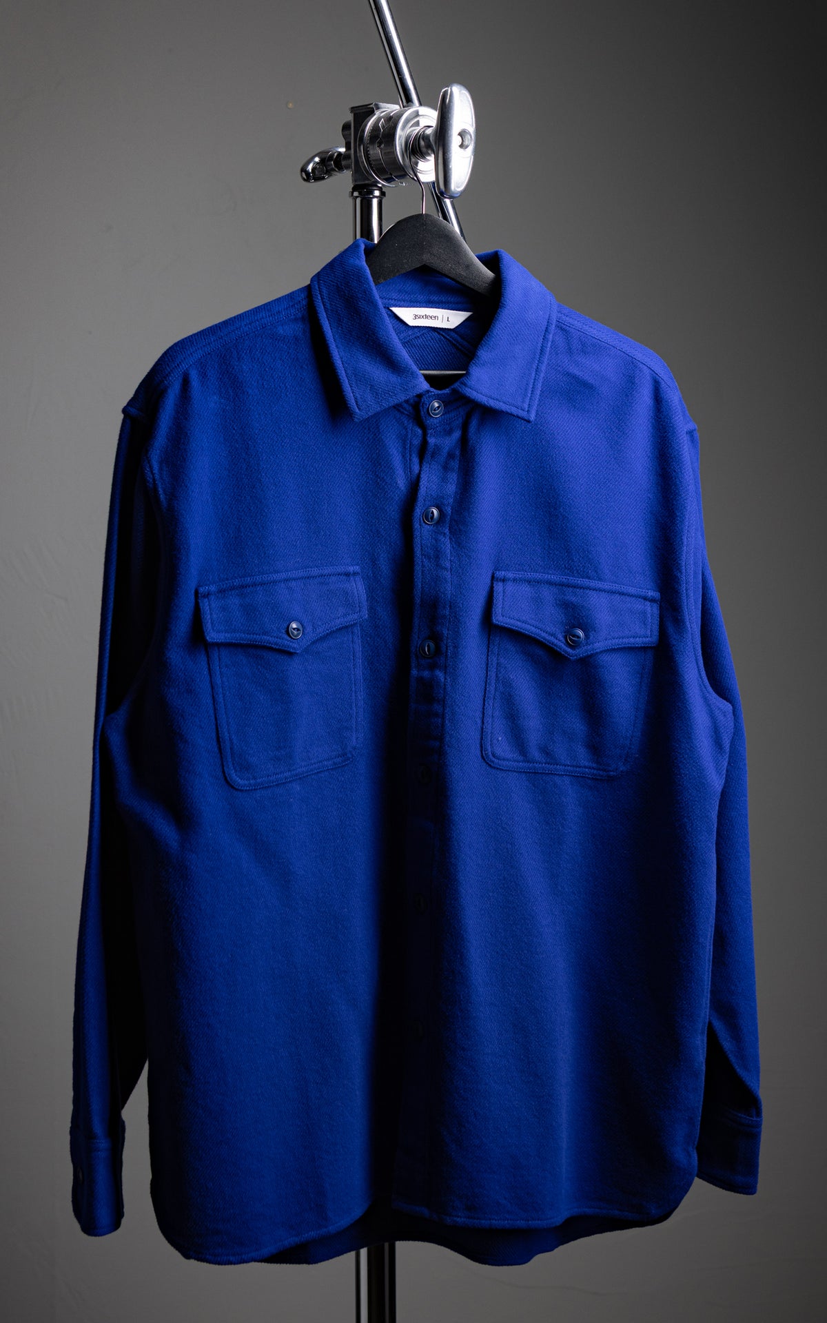 3sixteen USN Overshirt Flannel Cobalt
