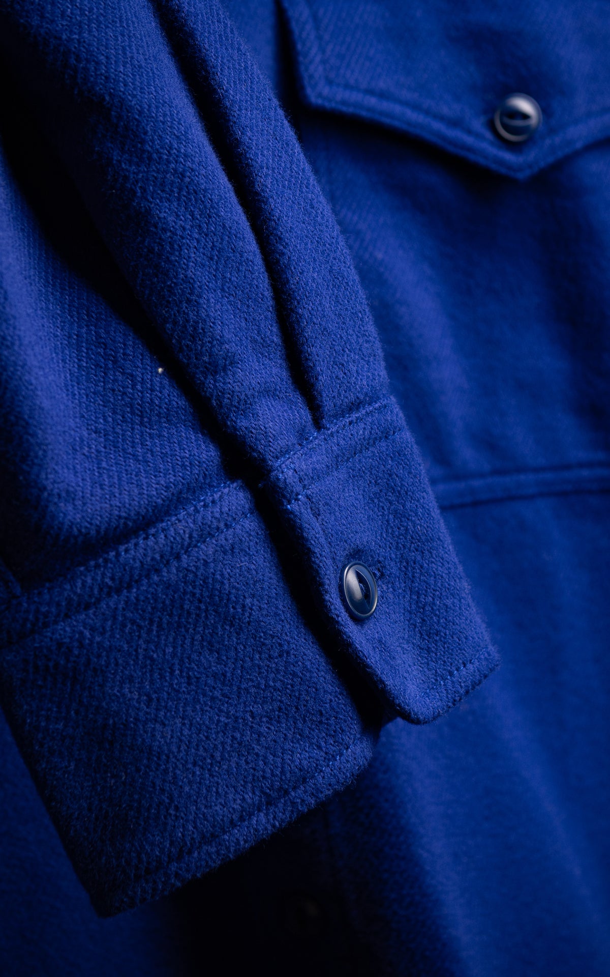 3sixteen USN Overshirt Flannel Cobalt