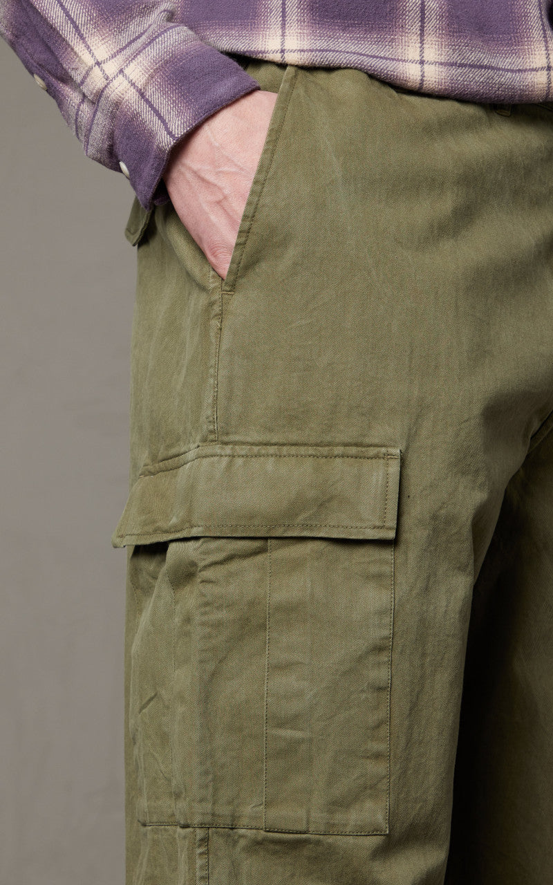 3sixteen Cargo Pant Stonewashed Olive
