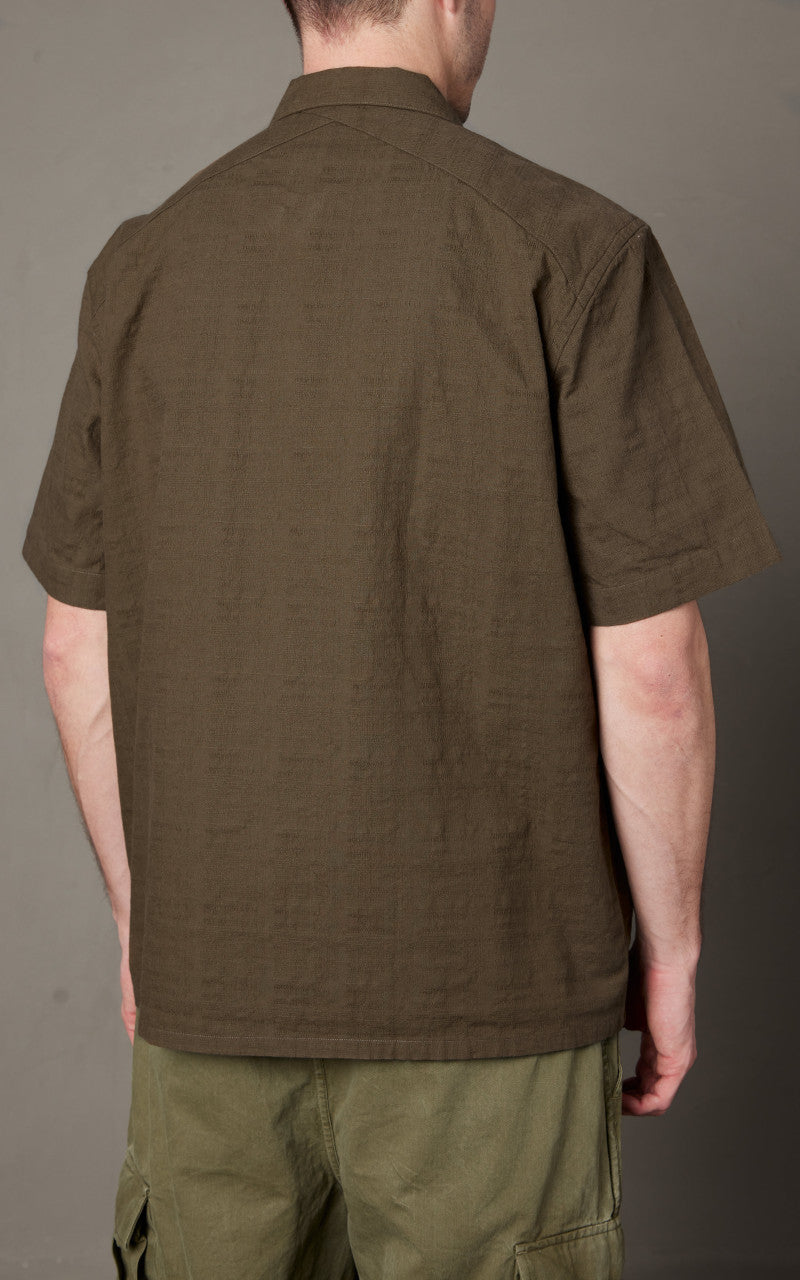 3sixteen Safari Shirt Drab Barkcloth