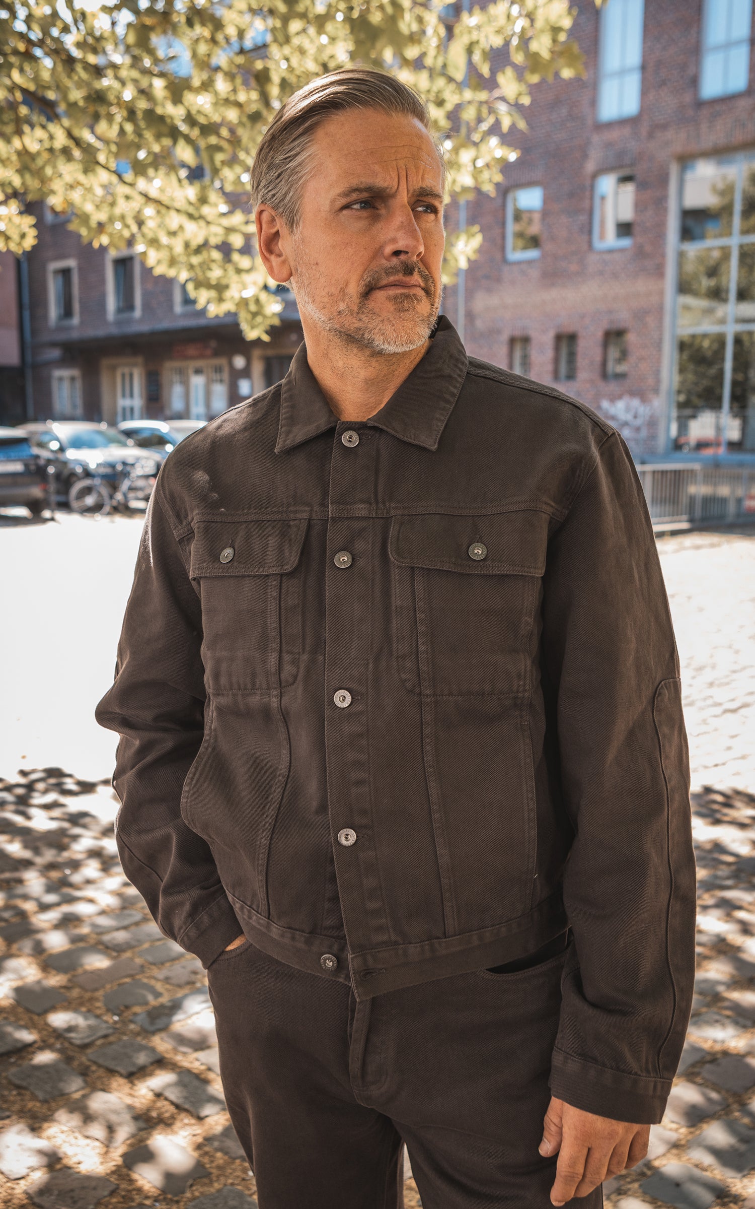 3sixteen Trucker Jacket Umber Twill