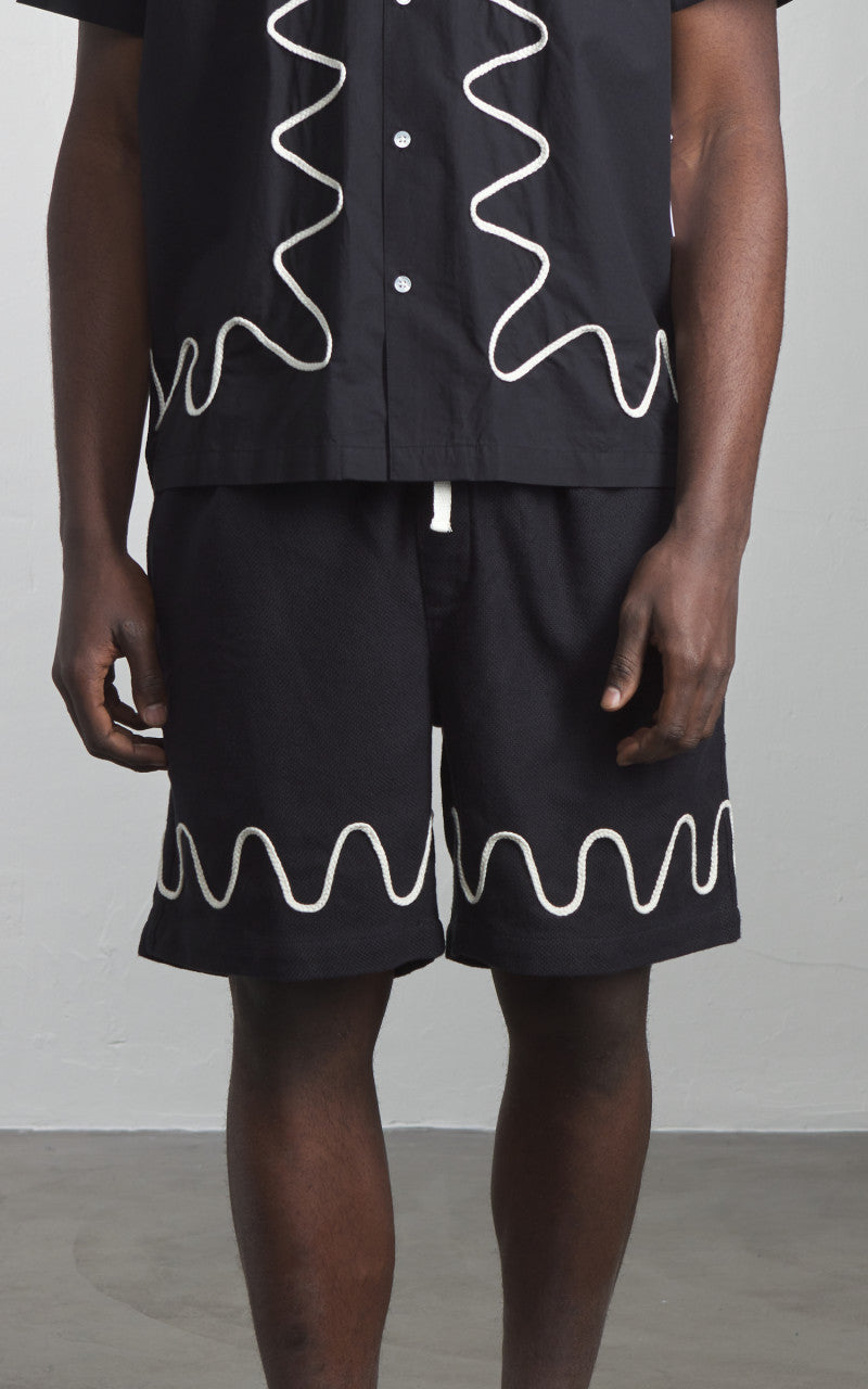 3sixteen Club Short Squiggle Black