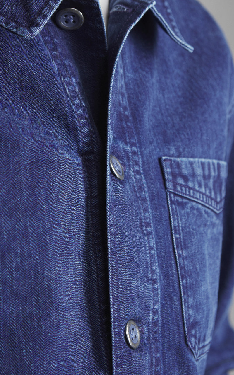 3sixteen French Work Jacket HBT Indigo