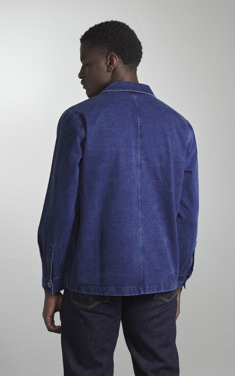 3sixteen French Work Jacket HBT Indigo