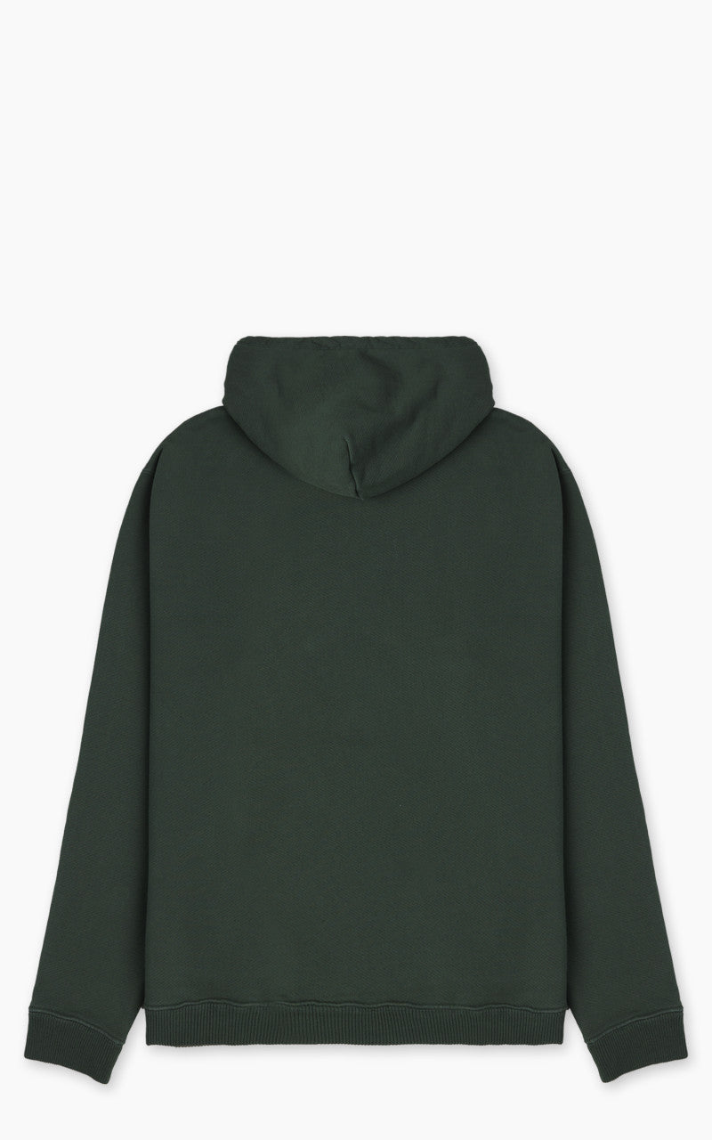 3sixteen Ultraweight French Terry Hooded Pullover Kombu Green