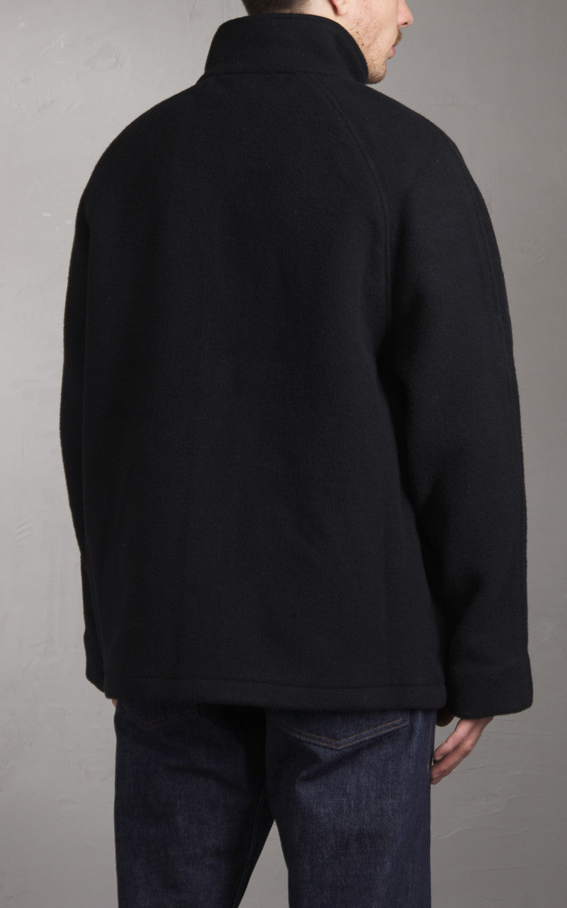 3sixteen Welding Jacket Melton Wool Black