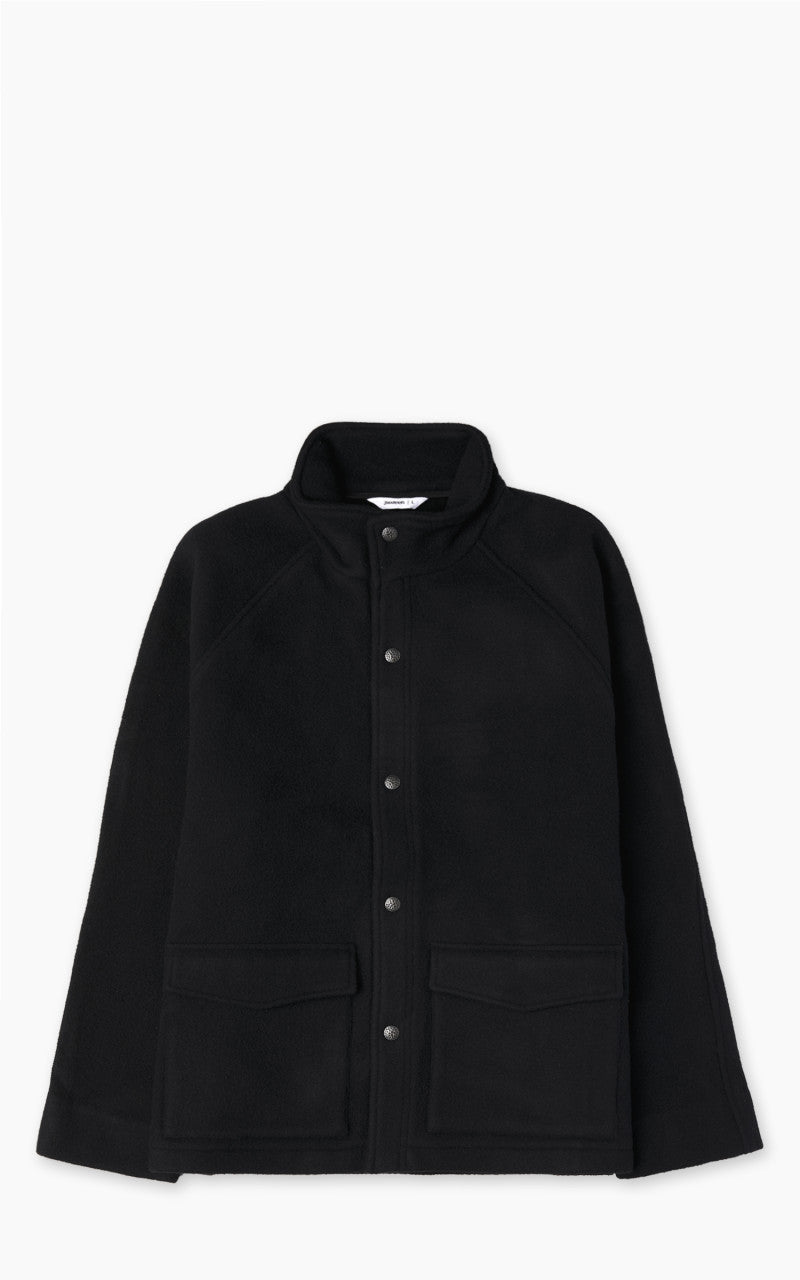 3sixteen Welding Jacket Melton Wool Black