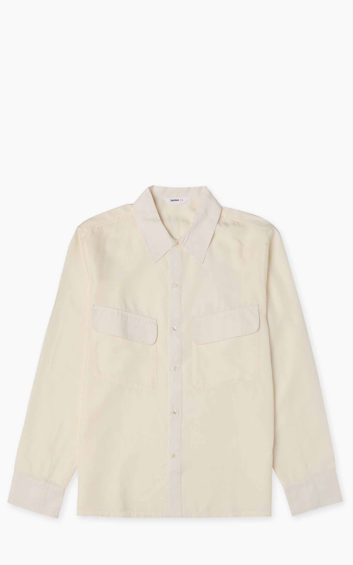 3sixteen Western Overshirt Ecru