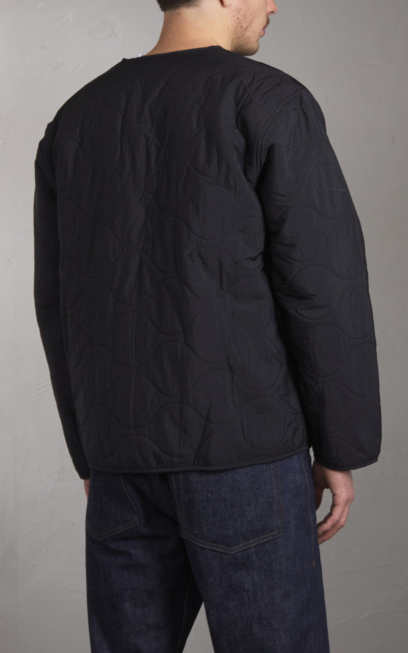 3sixteen Zip Liner Jacket Nylon Sherpa Black