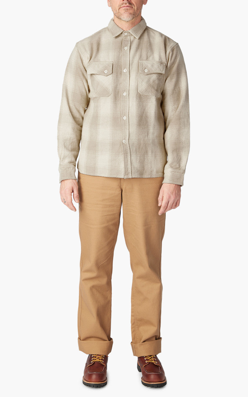 3sixteen Crosscut Flannel Alabaster Jacquard