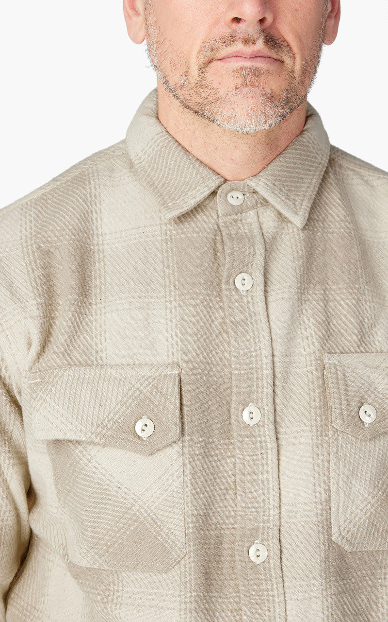 3sixteen Crosscut Flannel Alabaster Jacquard