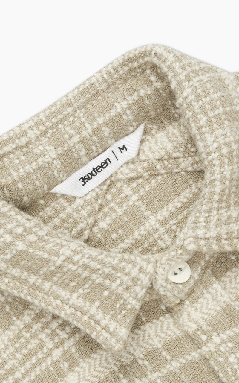 3sixteen Crosscut Flannel Alabaster Jacquard