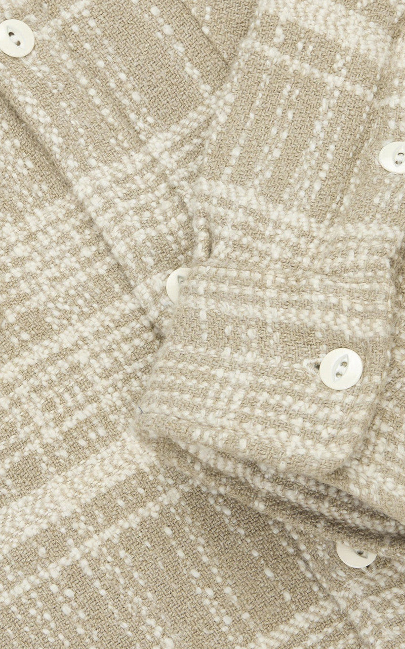 3sixteen Crosscut Flannel Alabaster Jacquard
