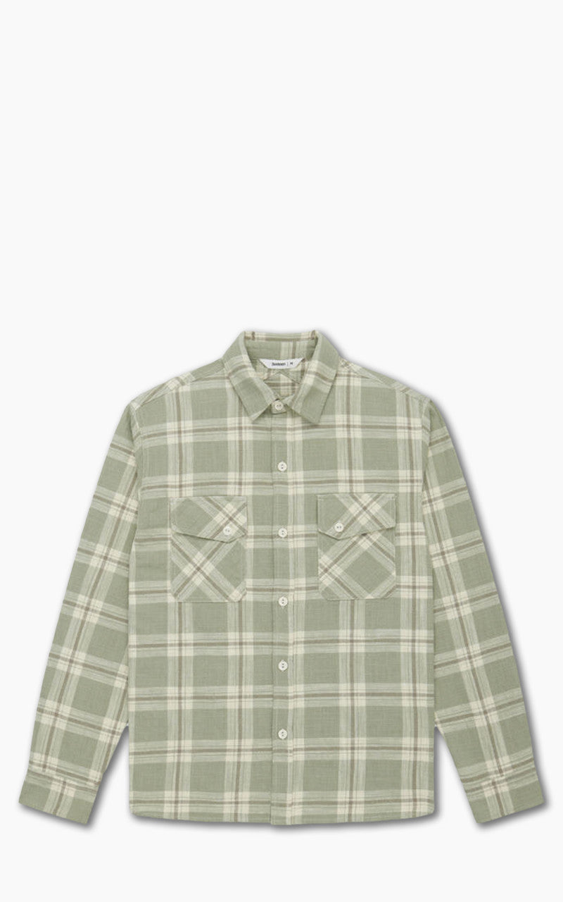 3sixteen Crosscut Flannel Seafoam Slub Check