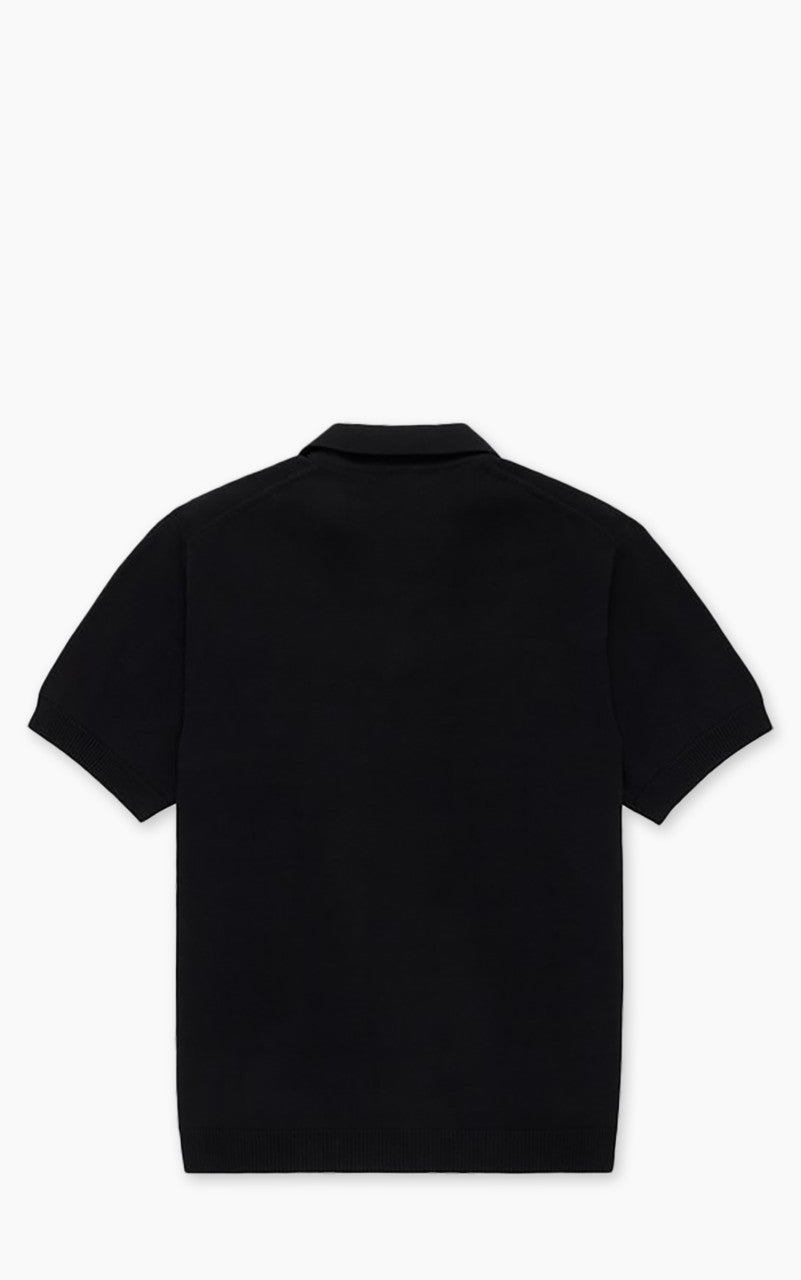 3sixteen Knit Polo Pima Cotton Black