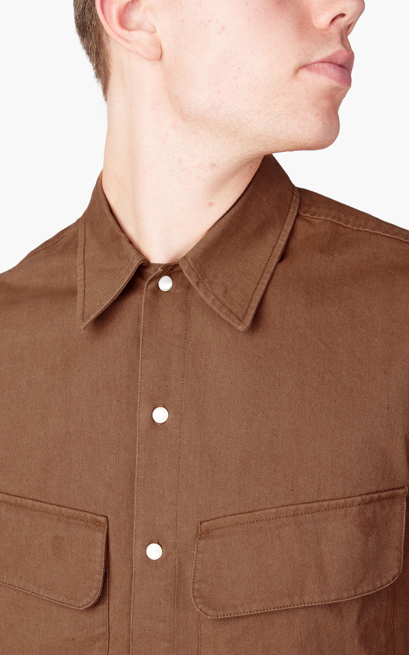 3sixteen Western Overshirt Rust