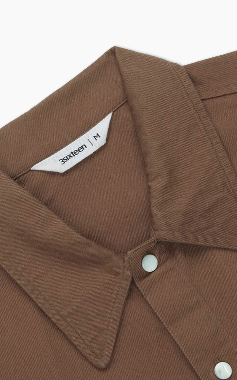 3sixteen Western Overshirt Rust