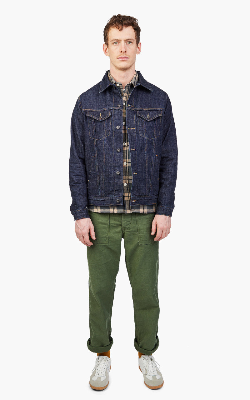 3sixteen Type 3S Denim Jacket Burkina Faso Selvedge Indigo