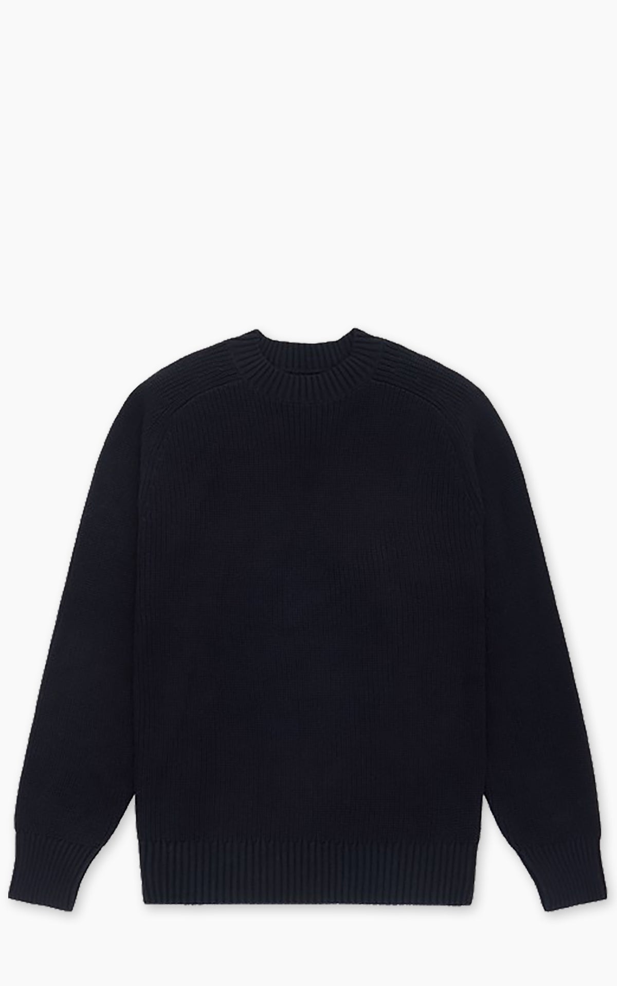 3sixteen Cotton Crewneck Sweater Black