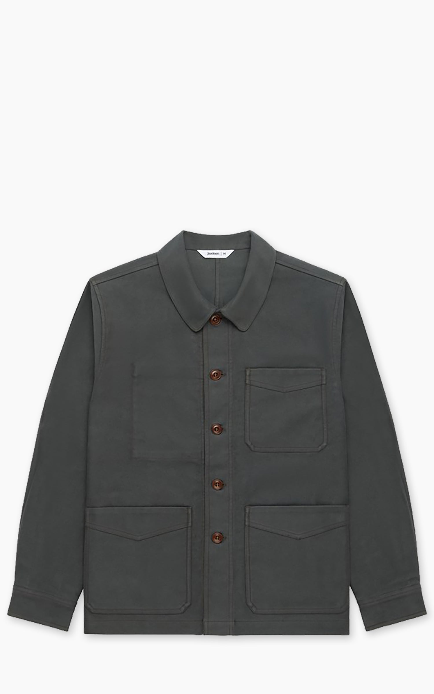 3sixteen French Work Jacket Grey Moleskin