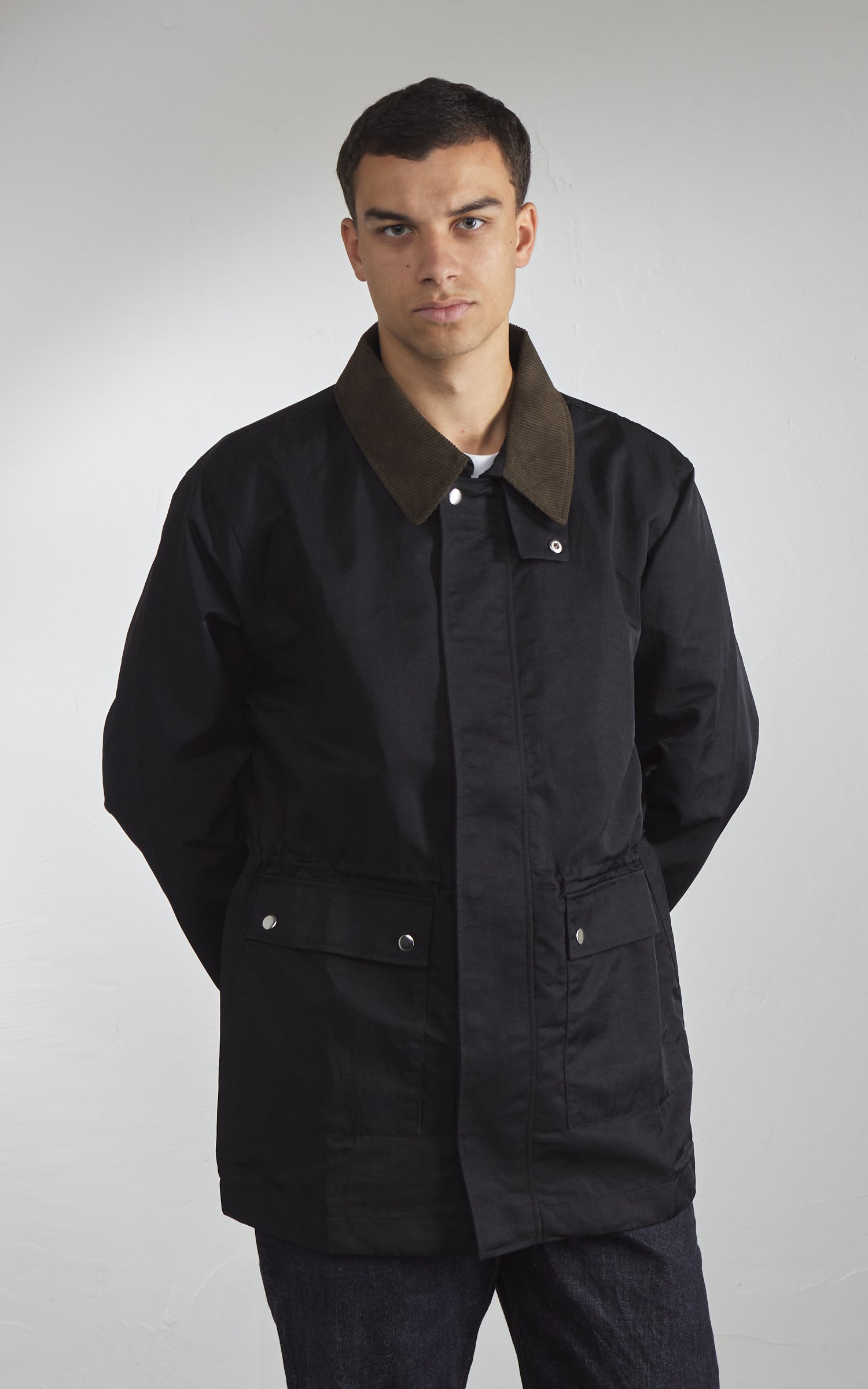 3sixteen Country Jacket Waxed Nylon Black