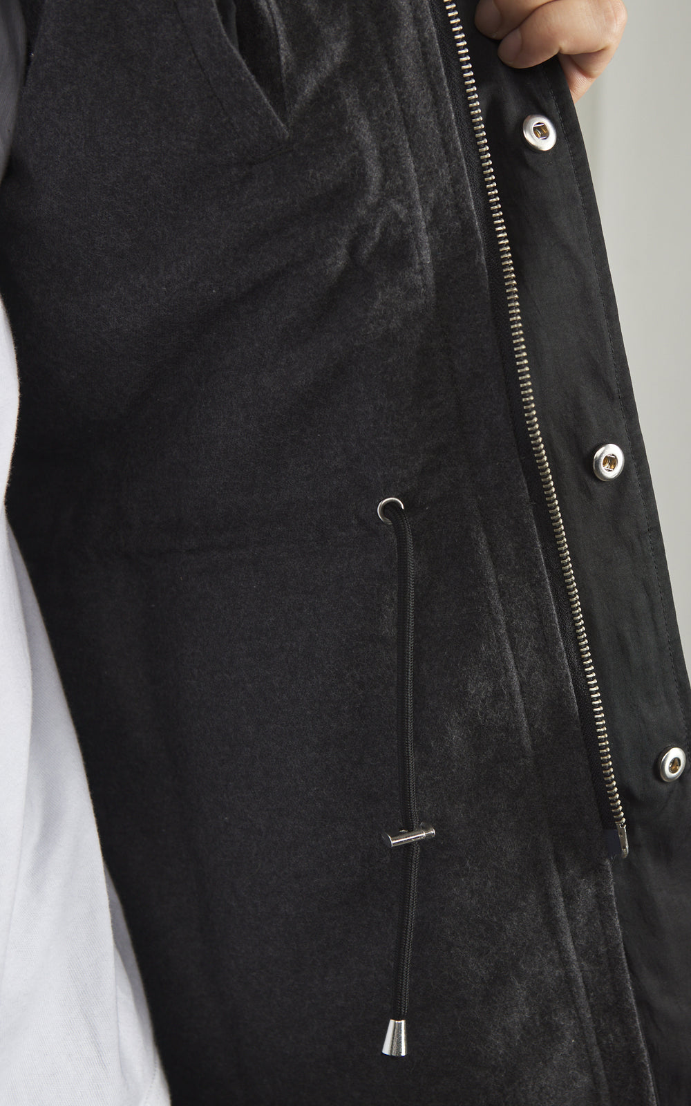 3sixteen Country Jacket Waxed Nylon Black