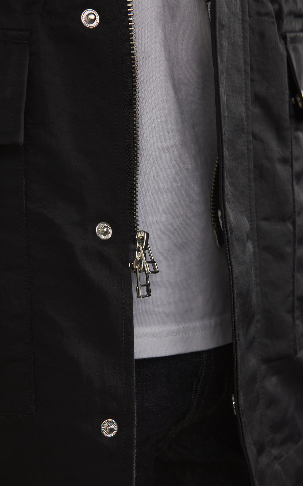 3sixteen Country Jacket Waxed Nylon Black
