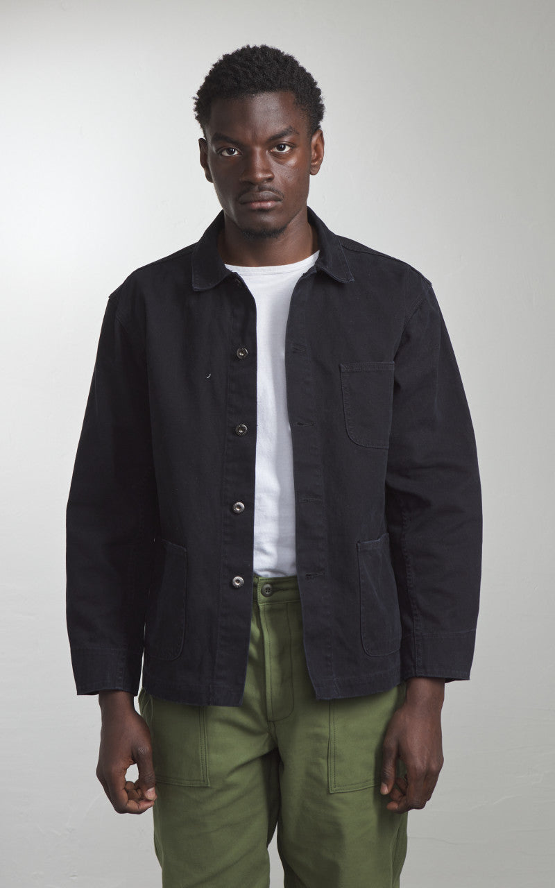 3sixteen Chore Jacket Stonewash Canvas Black