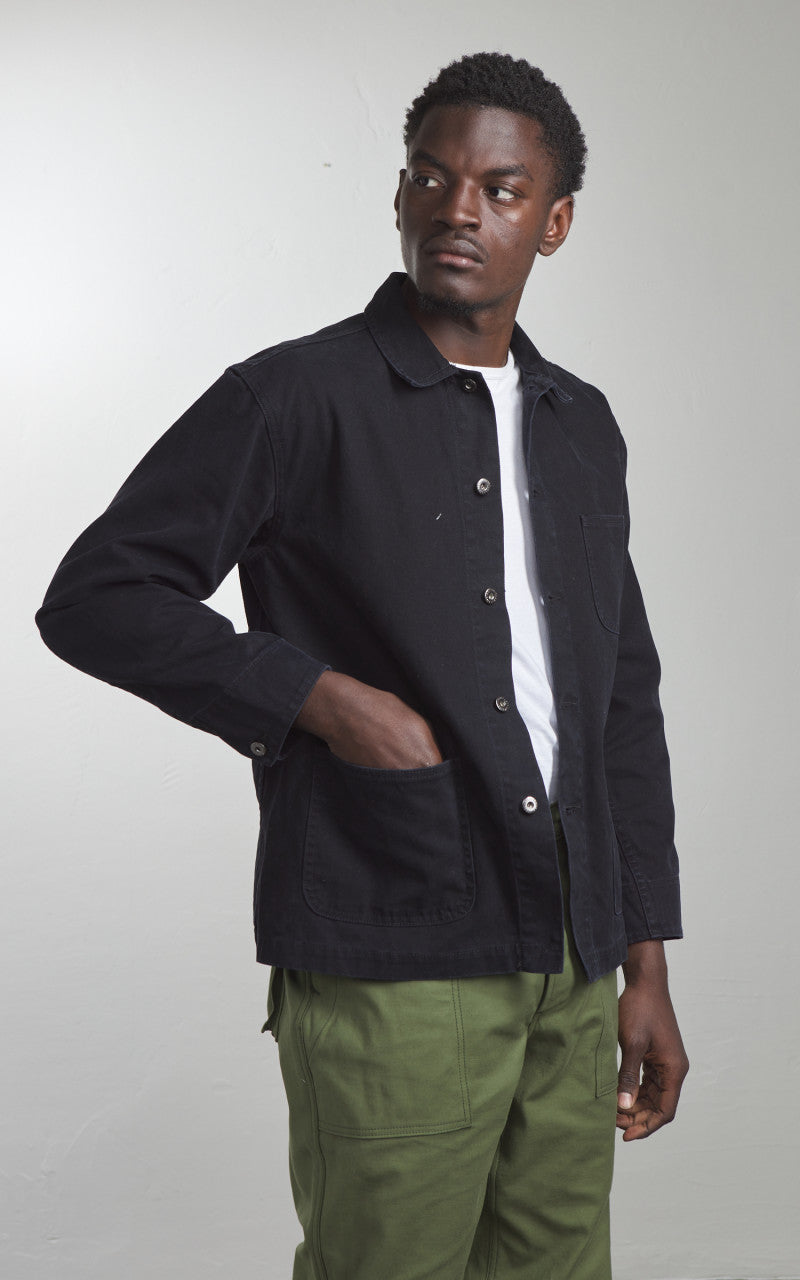 3sixteen Chore Jacket Stonewash Canvas Black