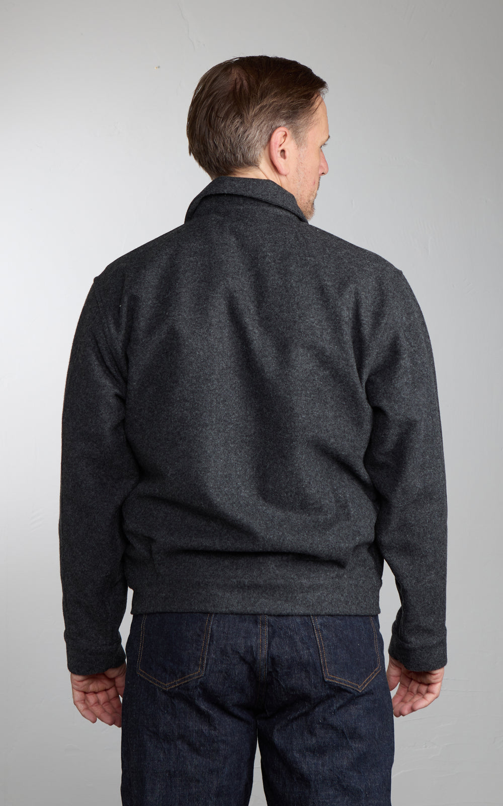 3sixteen Cycling Jacket Wool Charcoal