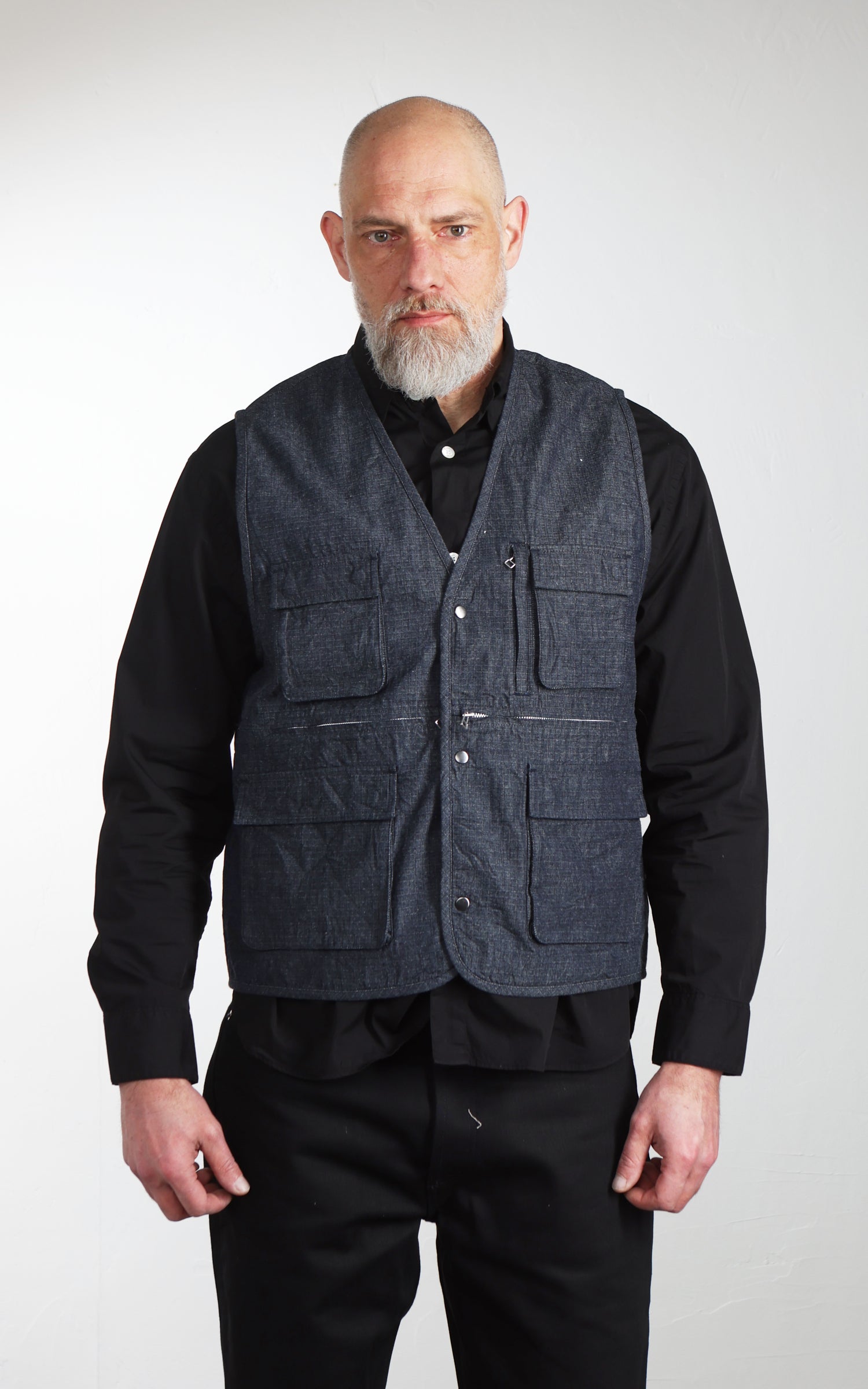 3sixteen Field Vest Ripstop Indigo