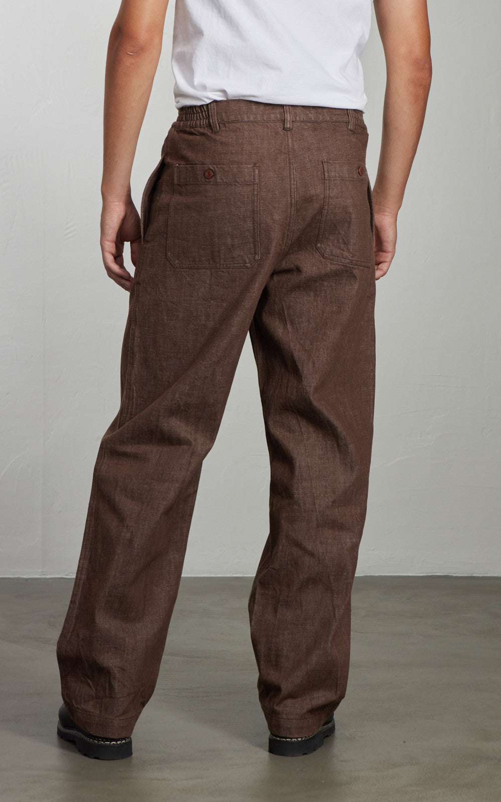 Harvest Pants Brown Denim