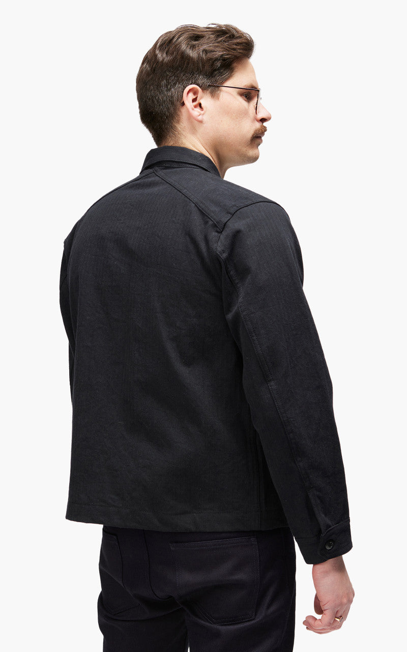 3sixteen Officer Shirt HBT Washed Black