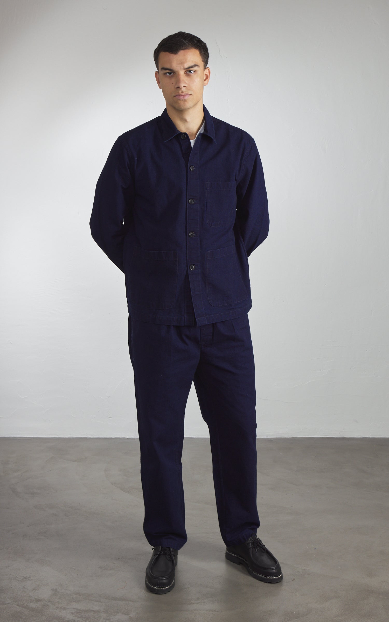 3sixteen Shop Jacket Canvas Indigo