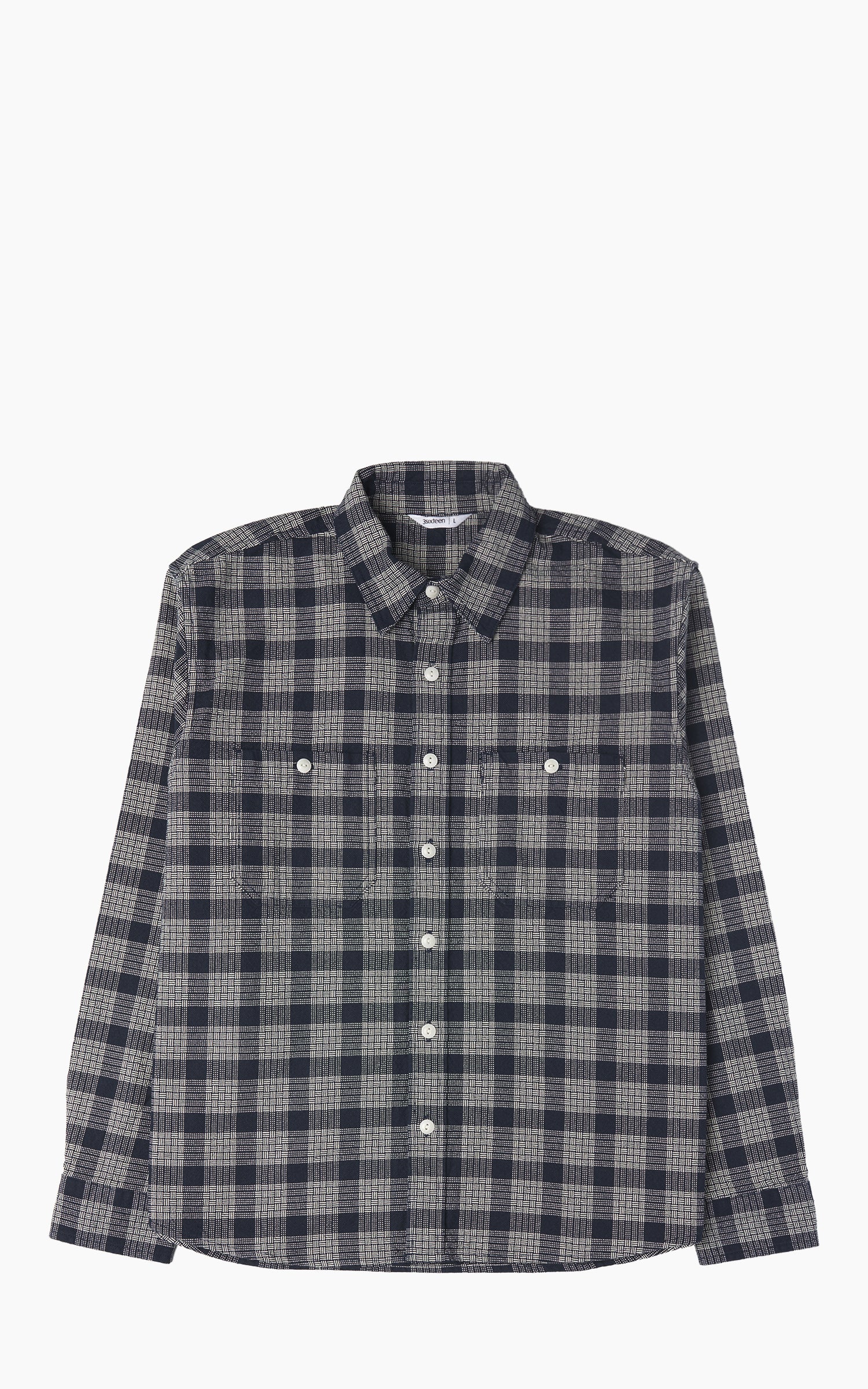 3sixteen Utility Flannel Midnight Boxweave