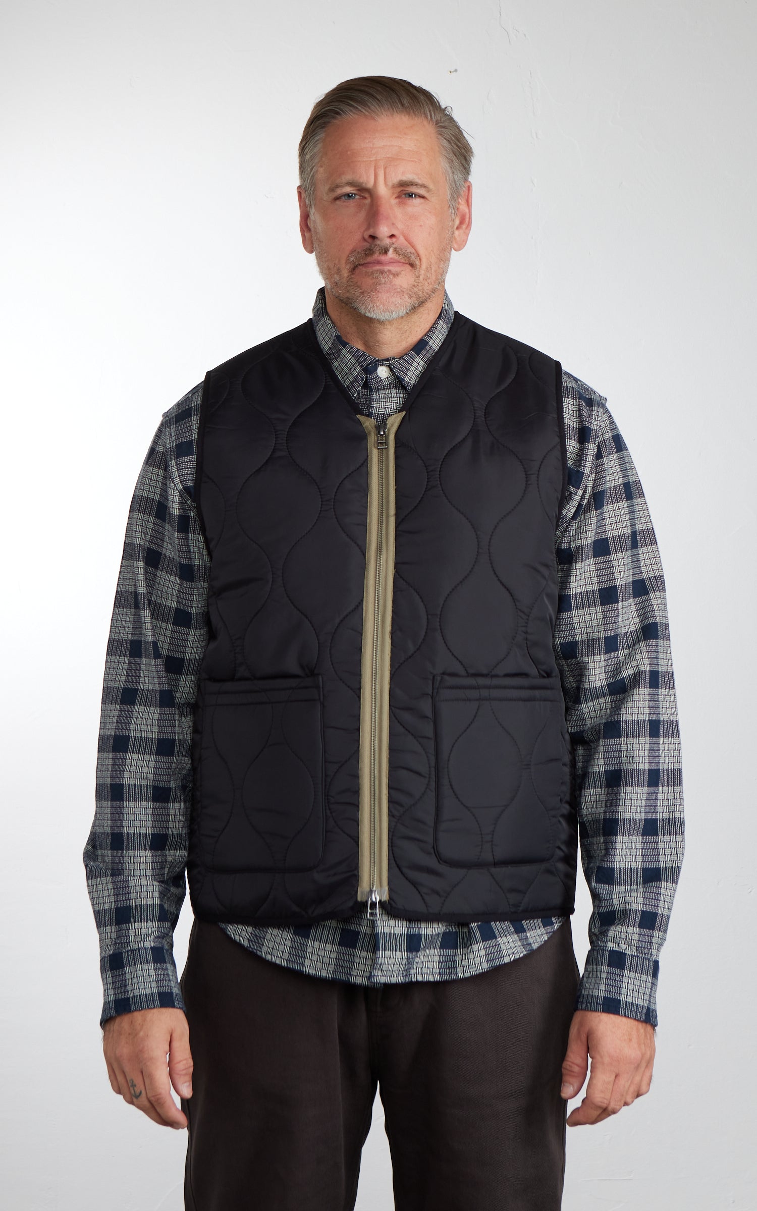 3sixteen Zip Vest Black Mil-Spec