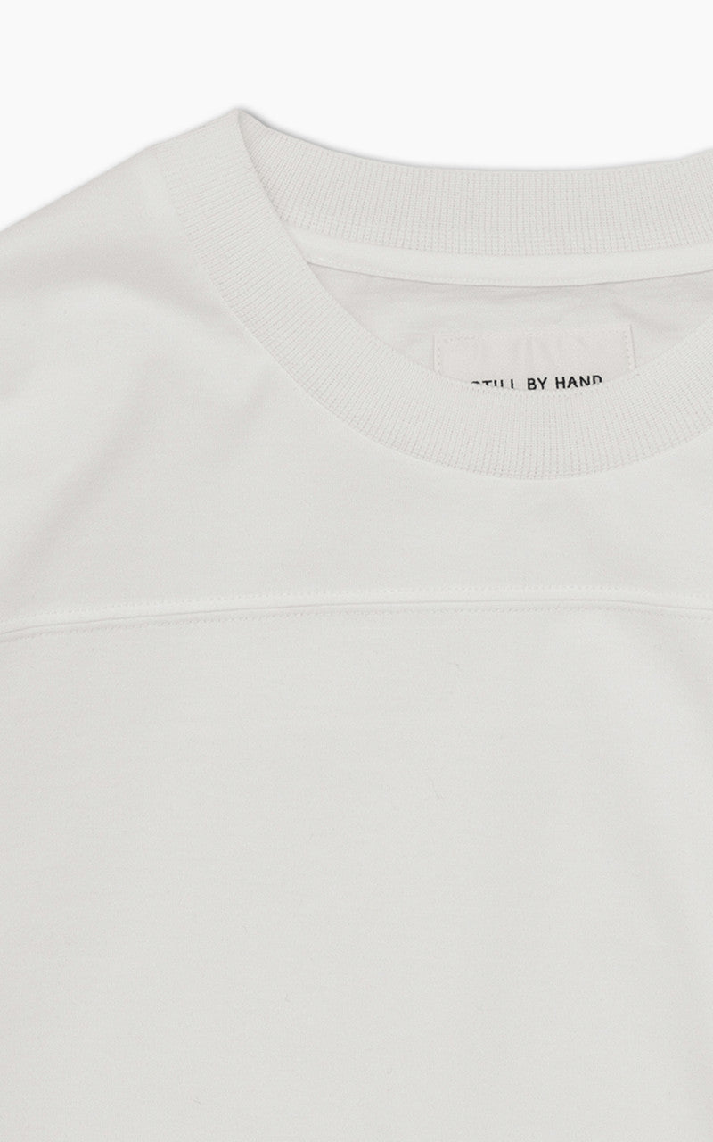 Still By Hand Knitted Rib Long Sleeve White