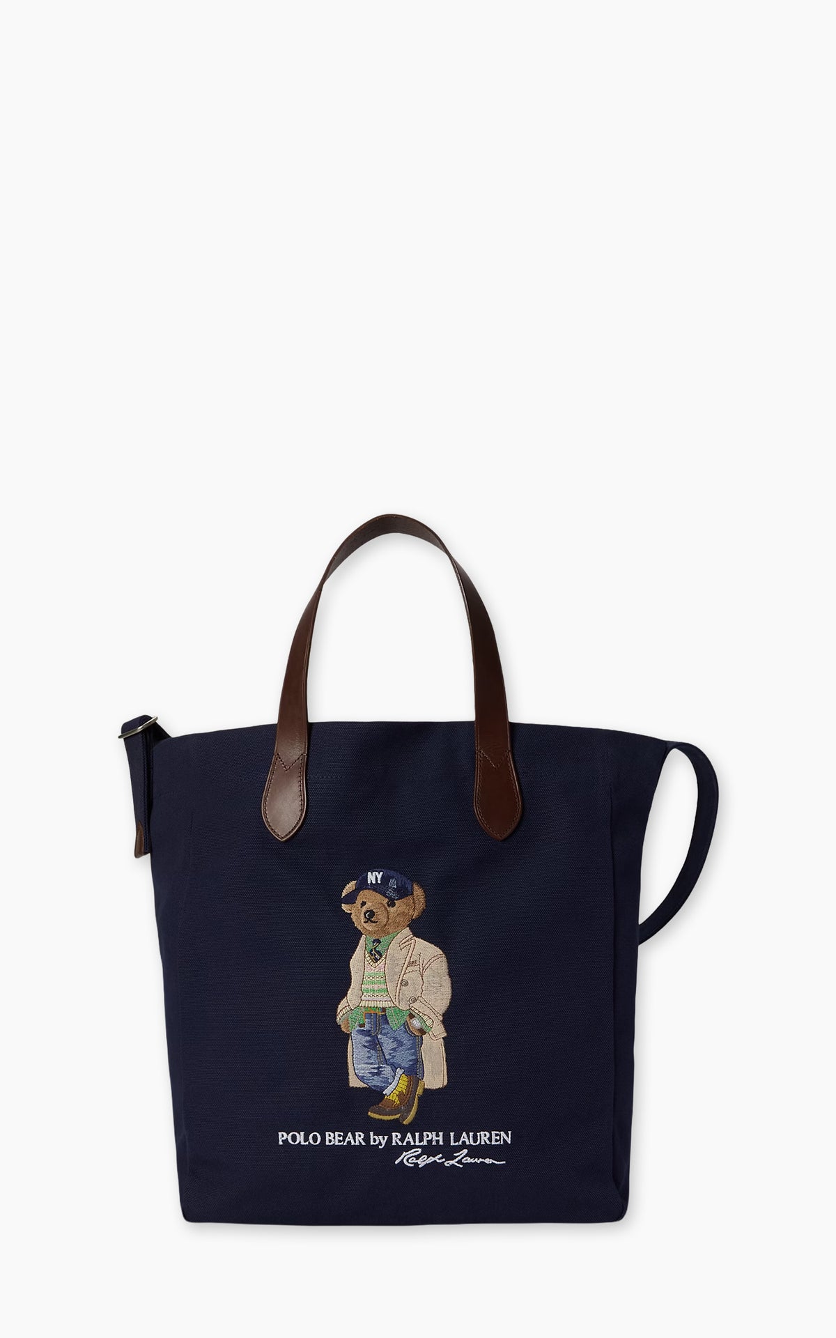 Polo Ralph Lauren Polo Bear Canvas Shopper Tote Newport Navy