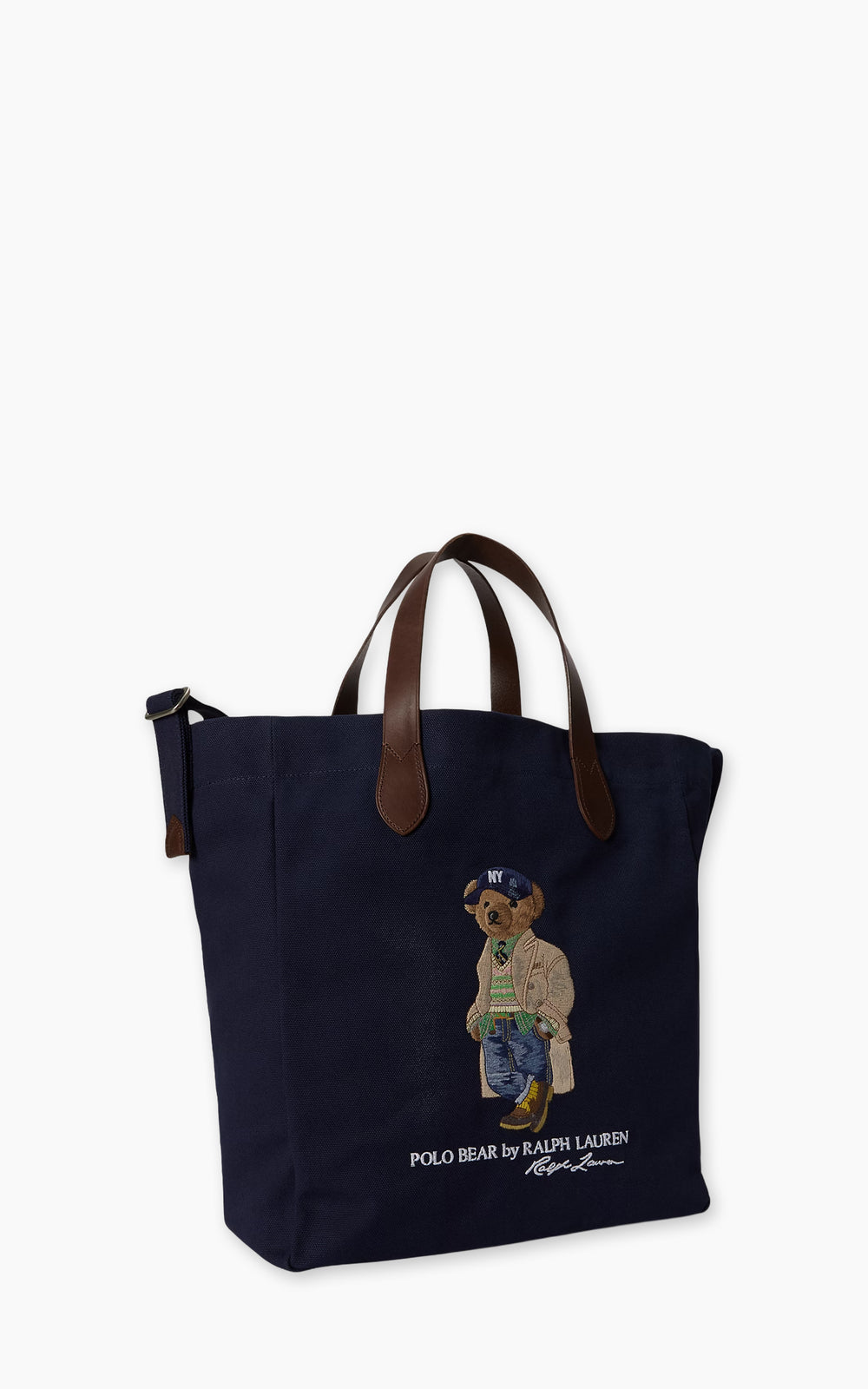 Polo Ralph Lauren Polo Bear Canvas Shopper Tote Newport Navy