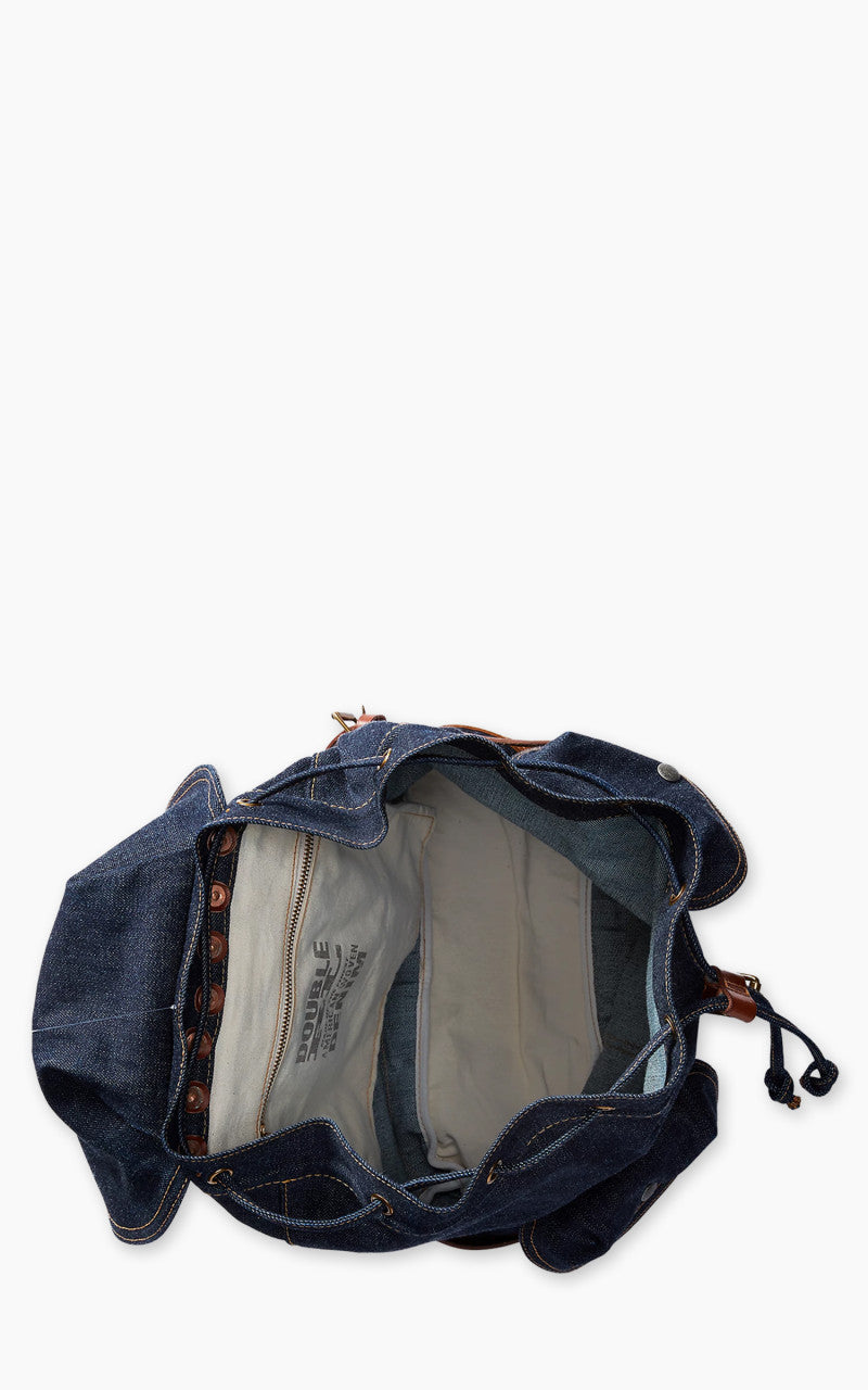 RRL Riley Denim Rucksack Wahrer Indigo