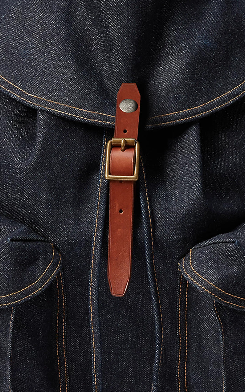 RRL Riley Denim Backpack True Indigo