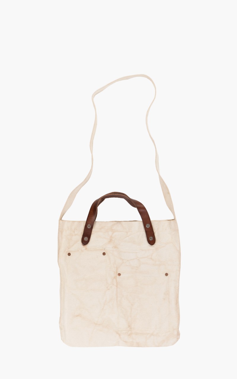 RRL Canvas Logo Market Tote Natural