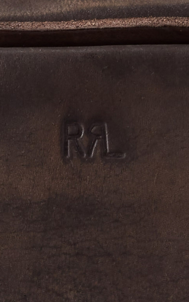 RRL Leather Travel Case Dark Brown